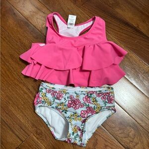 Ruffle Butts Pink Swimwear